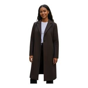 Zara Coat Black Open Front Medium